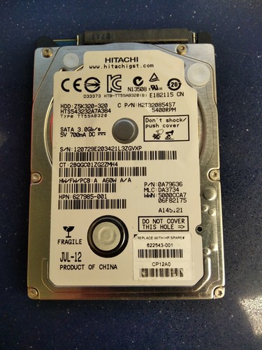 Hard disk sata hitchi - disk, 2,5"